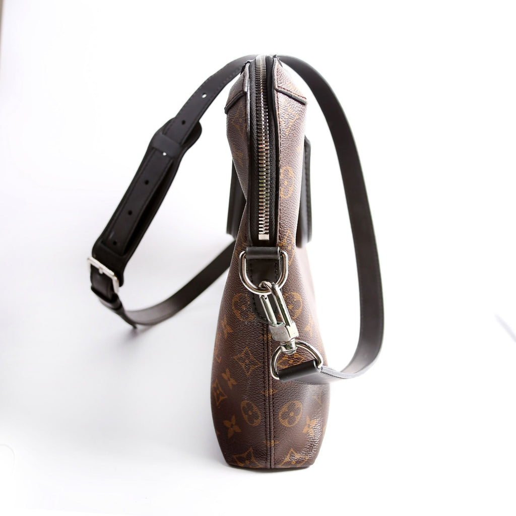 Porte Documents Jour Monogram Macassar Brown/Black