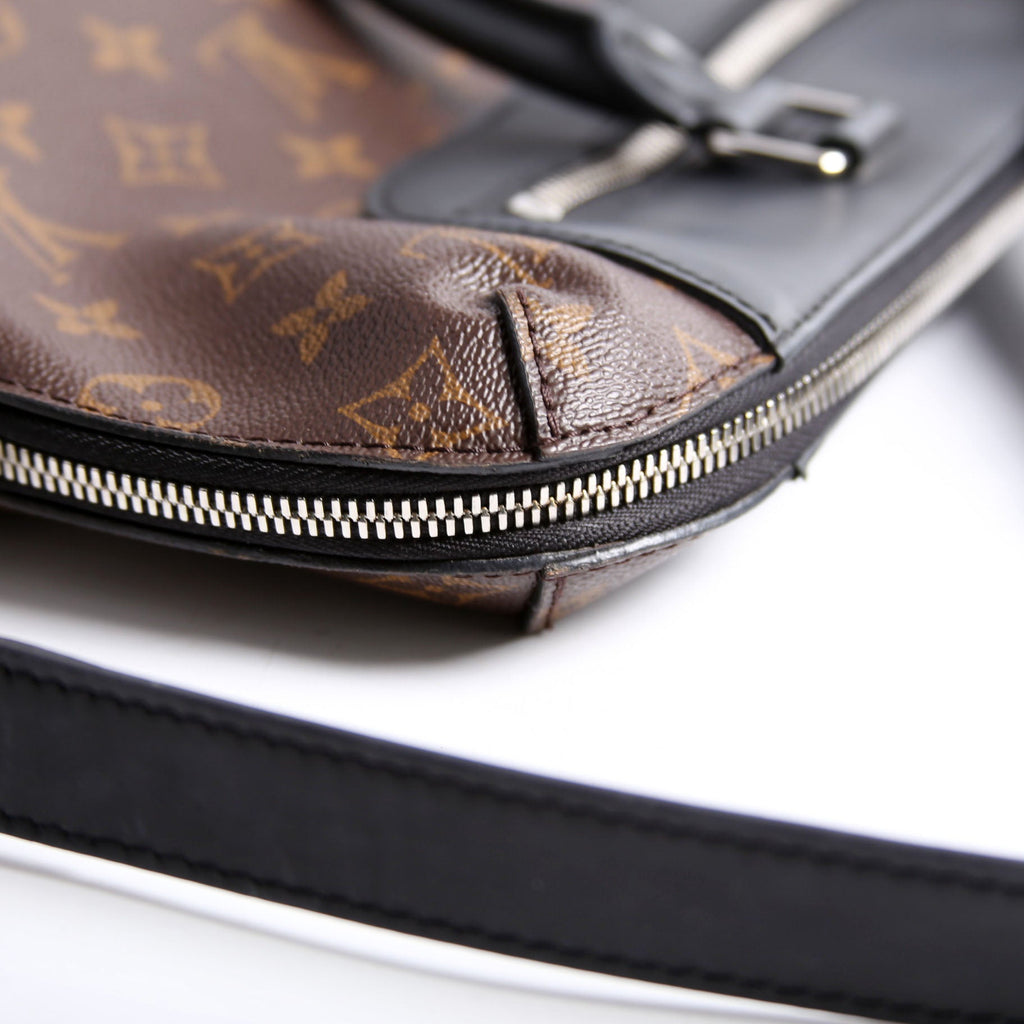 Porte Documents Jour Monogram Macassar Brown/Black