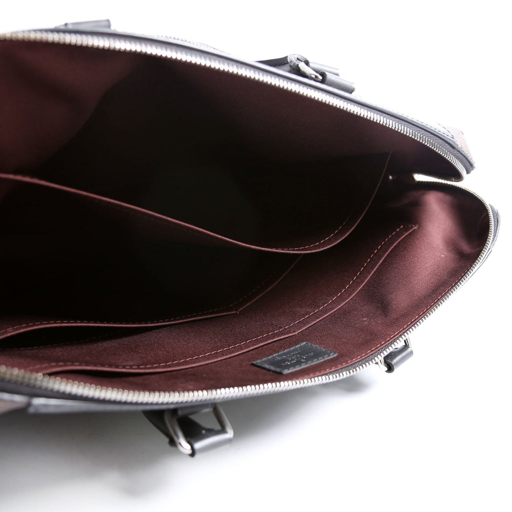Porte Documents Jour Monogram Macassar Brown/Black
