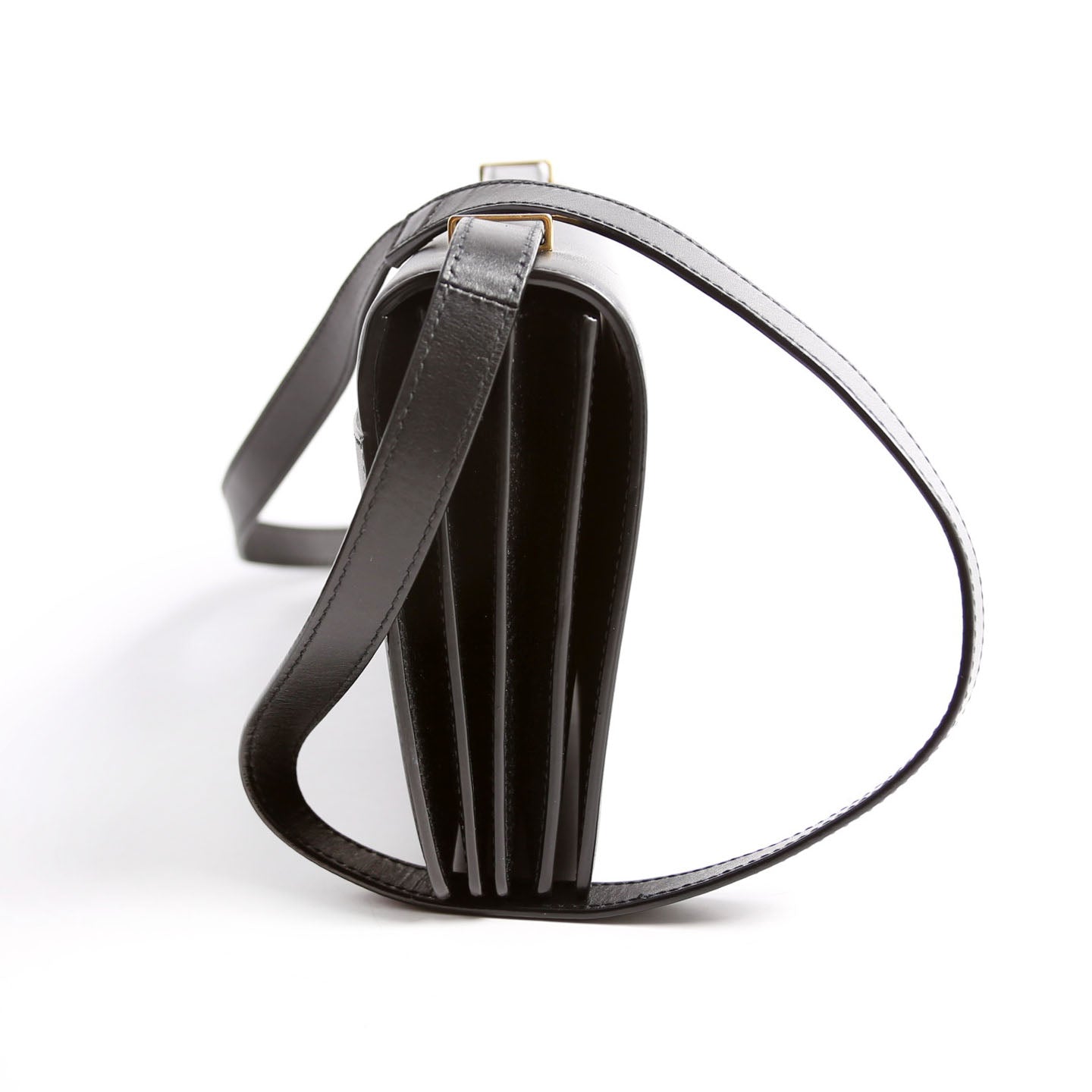 Dylan Small Shoulder Black/Gold