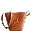 Cuir Triomphe Small Bucket Bag Cognac