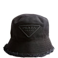 1HC137 Cotton Fringe Logo Bucket Hat