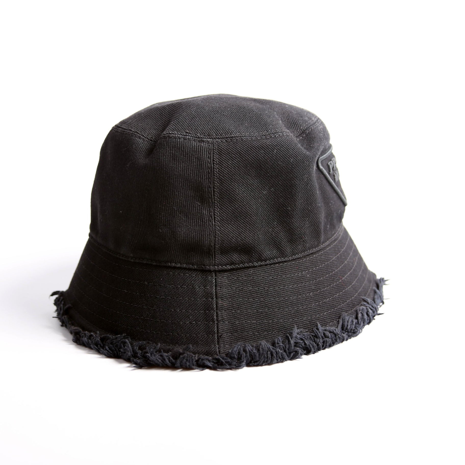 1HC137 Cotton Fringe Logo Bucket Hat