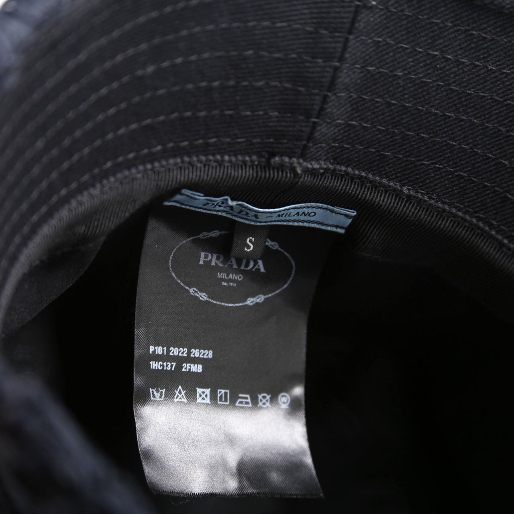 1HC137 Cotton Fringe Logo Bucket Hat