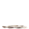 Infinity Bangle Bracelet 925/Pave