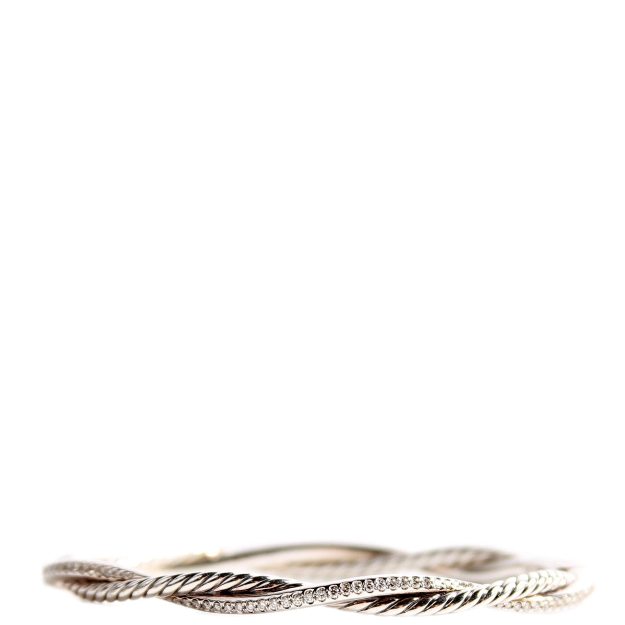 Infinity Bangle Bracelet 925/Pave