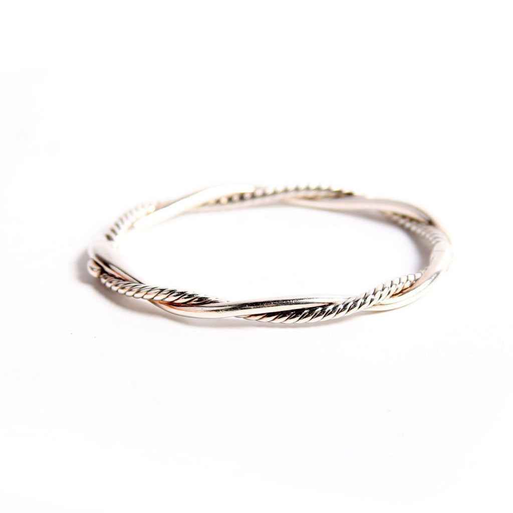 Infinity Bangle Bracelet 925/Pave