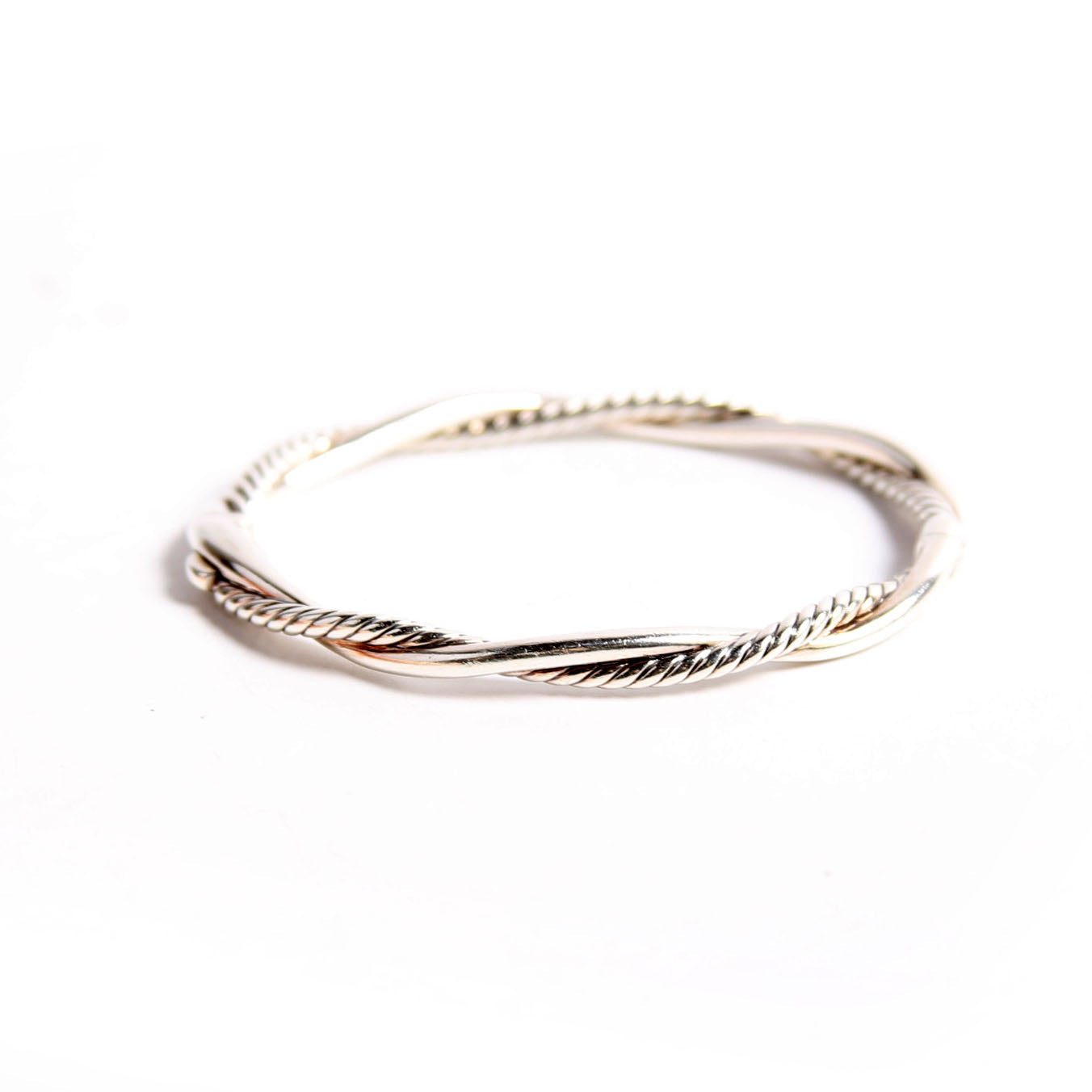 Infinity Bangle Bracelet 925/Pave