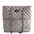Reissue Tall Tote Quilted Aged Calfskin14M Silver