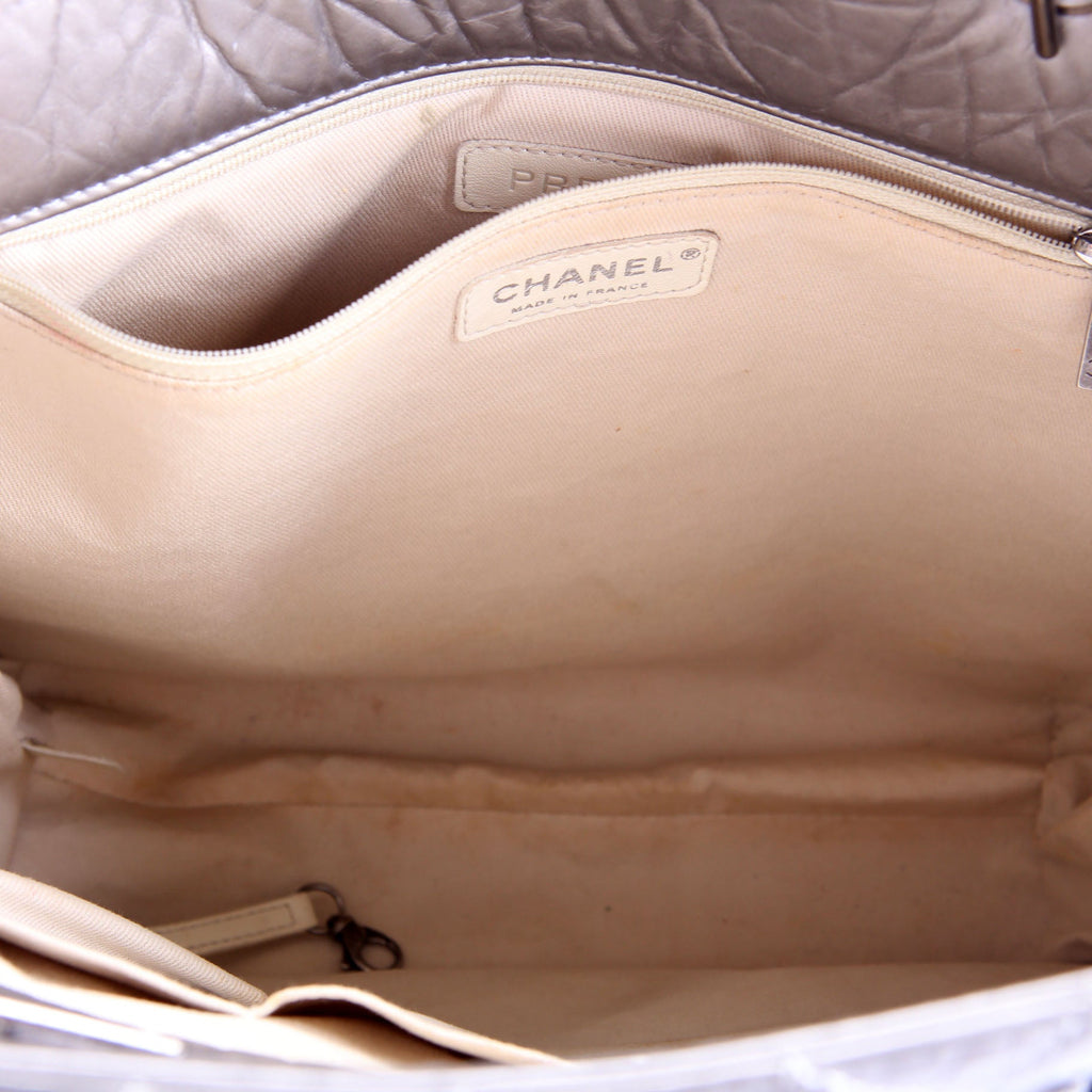 Reissue Tall Tote Quilted Aged Calfskin14M Silver