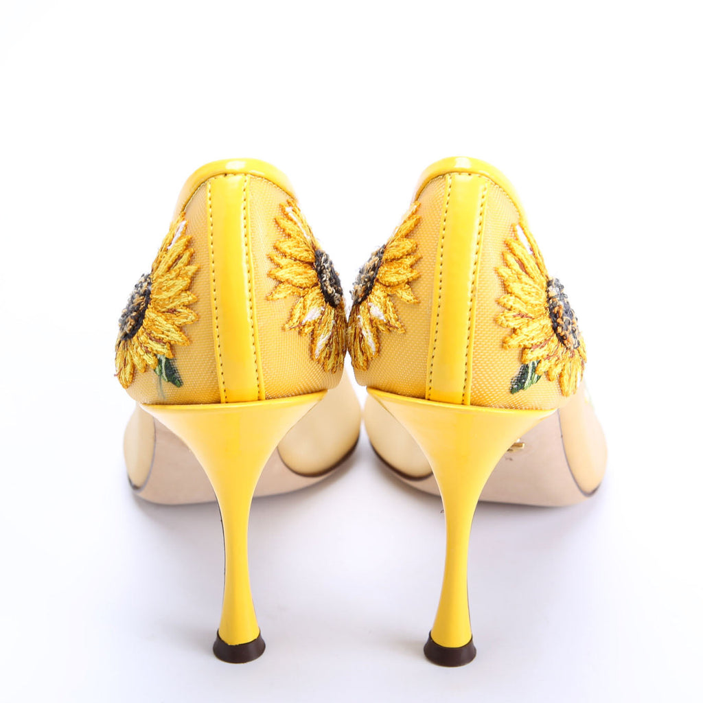 Sunflower Mesh Pumps Size 37.5