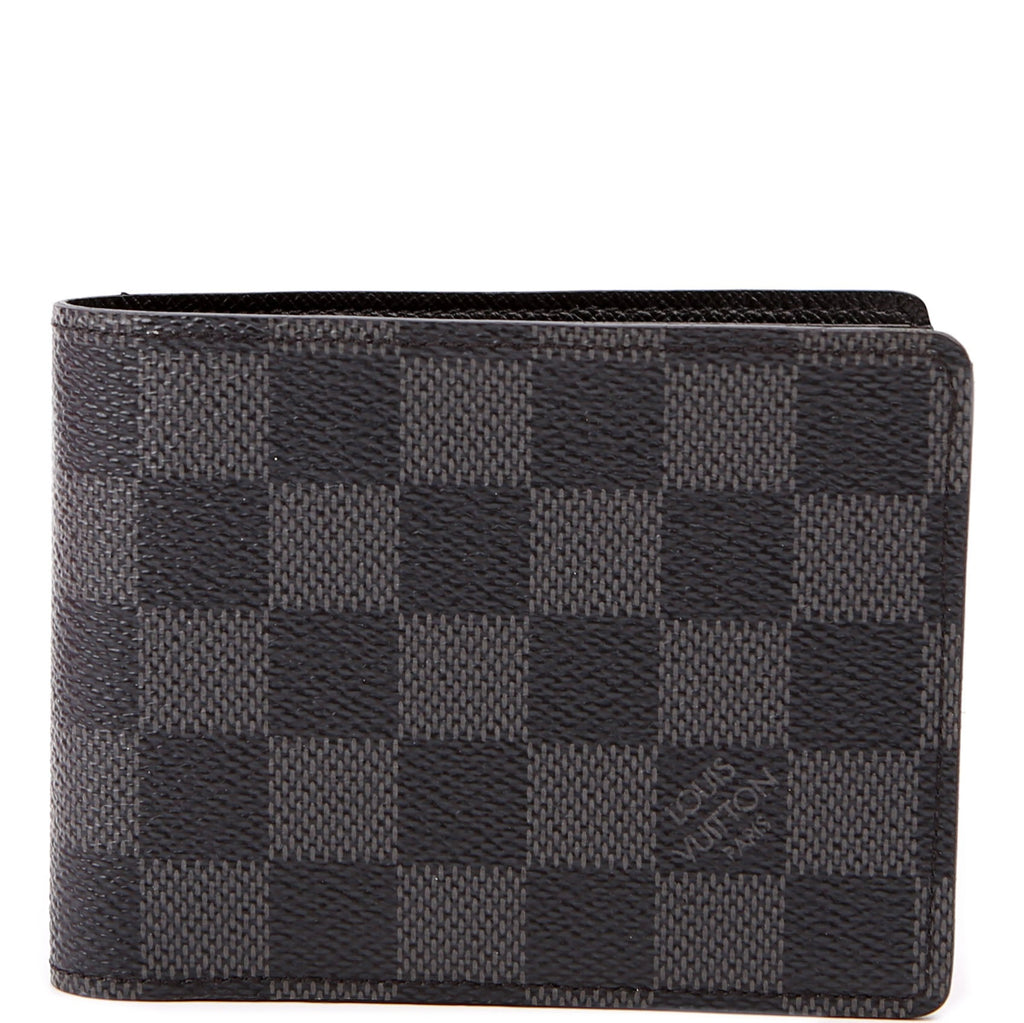 Mens Multiple Wallet Damier Graphite