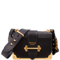 Cahier Bag Small Calfskin/Saffiano Black