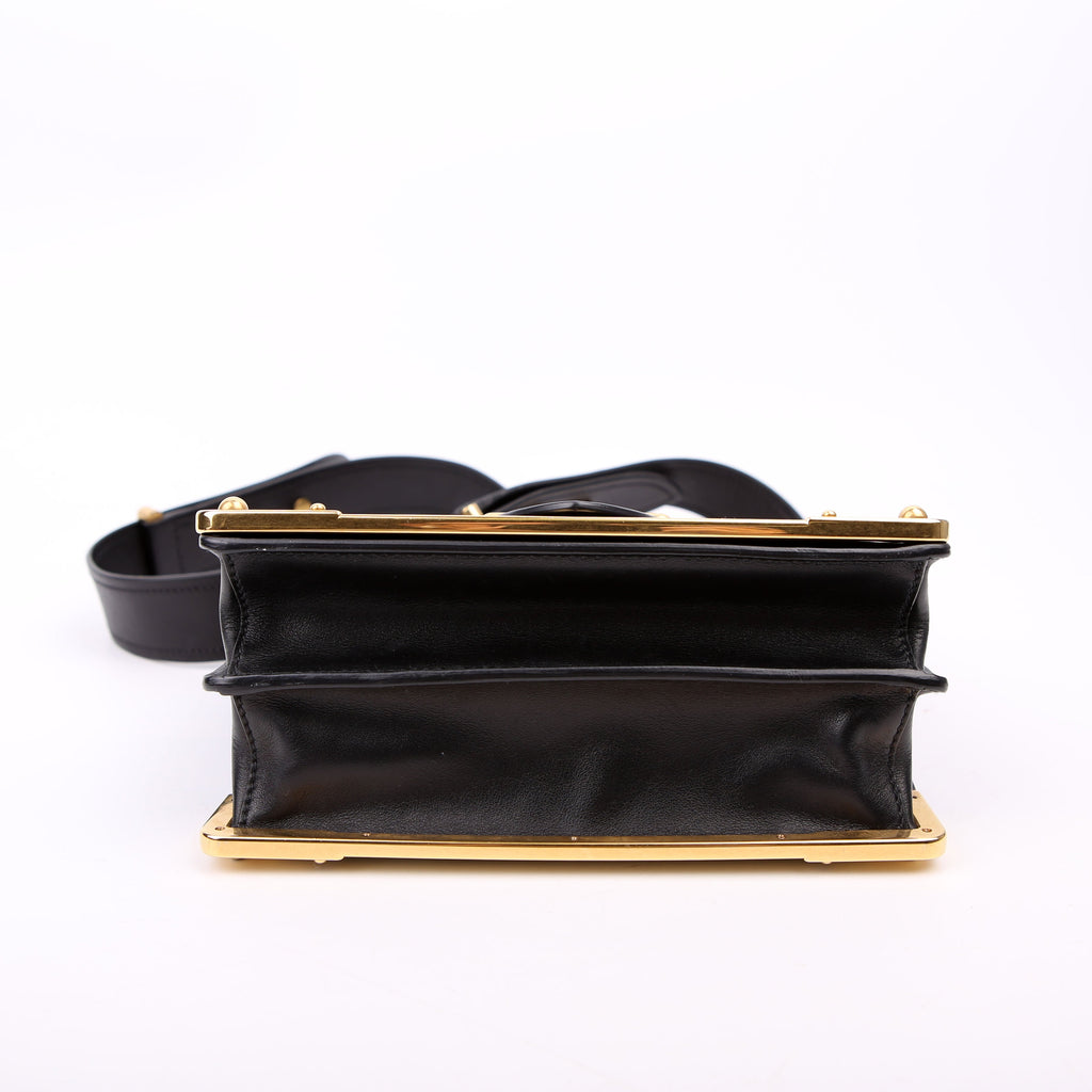 Cahier Bag Small Calfskin/Saffiano Black