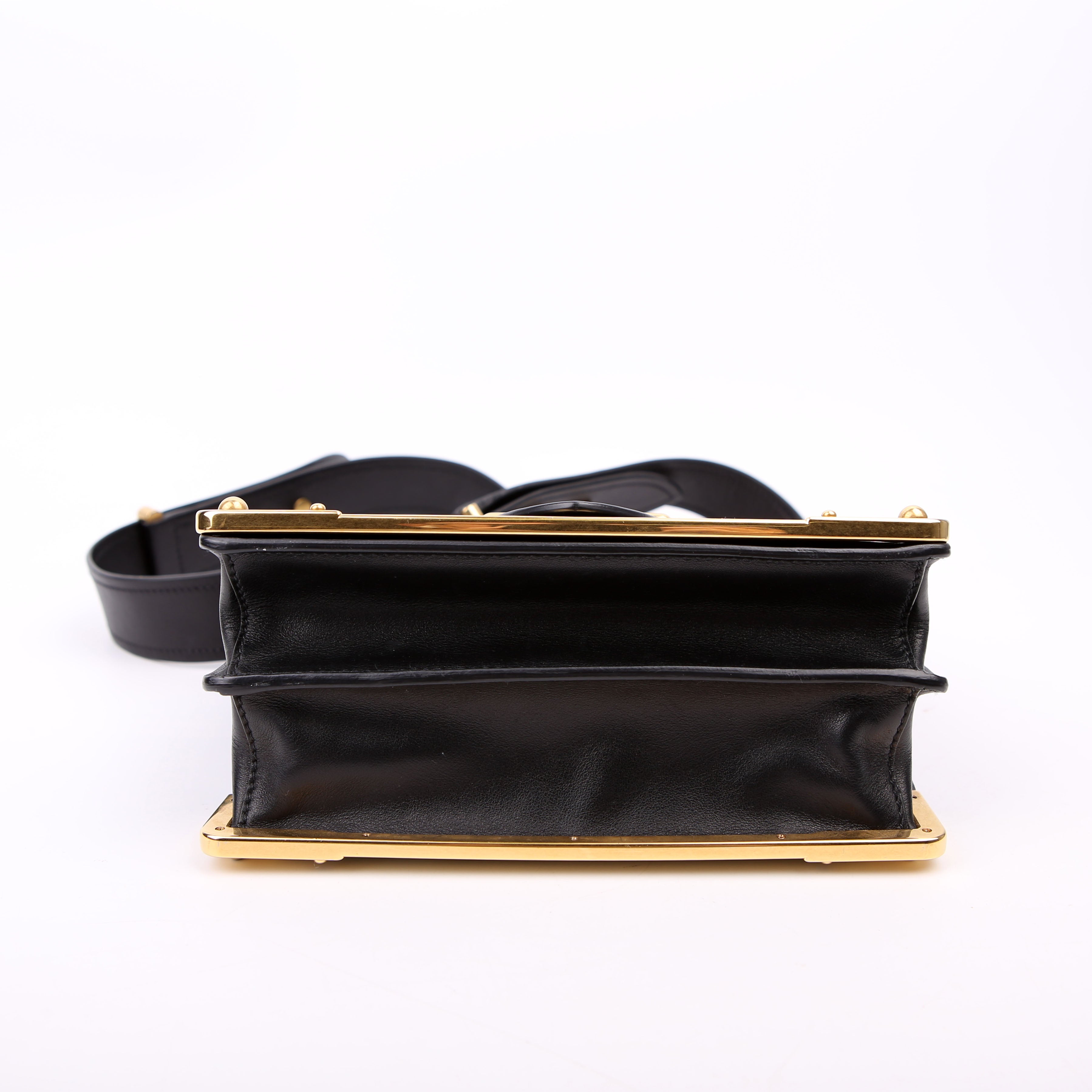 Cahier Bag Small Calfskin/Saffiano Black