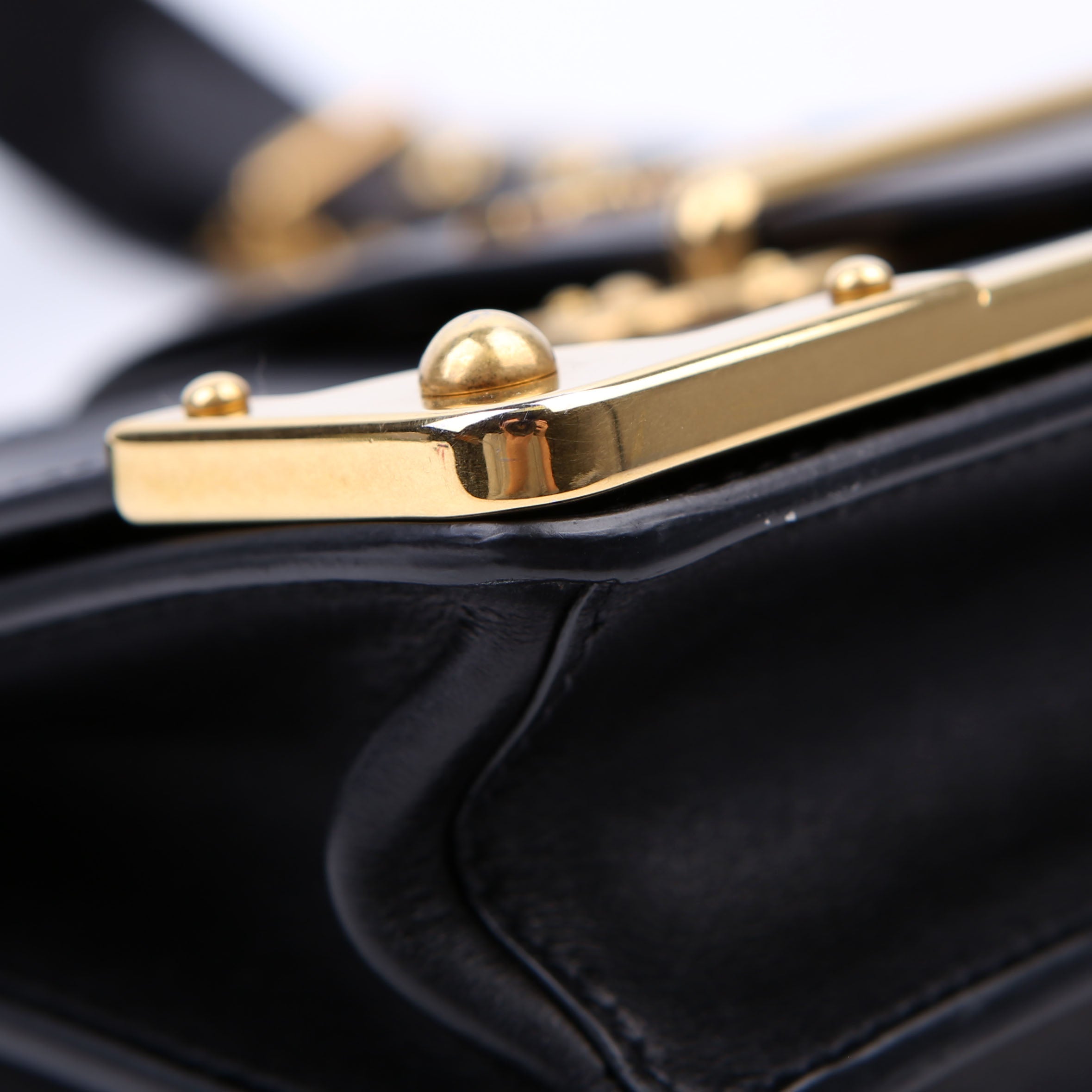 Cahier Bag Small Calfskin/Saffiano Black