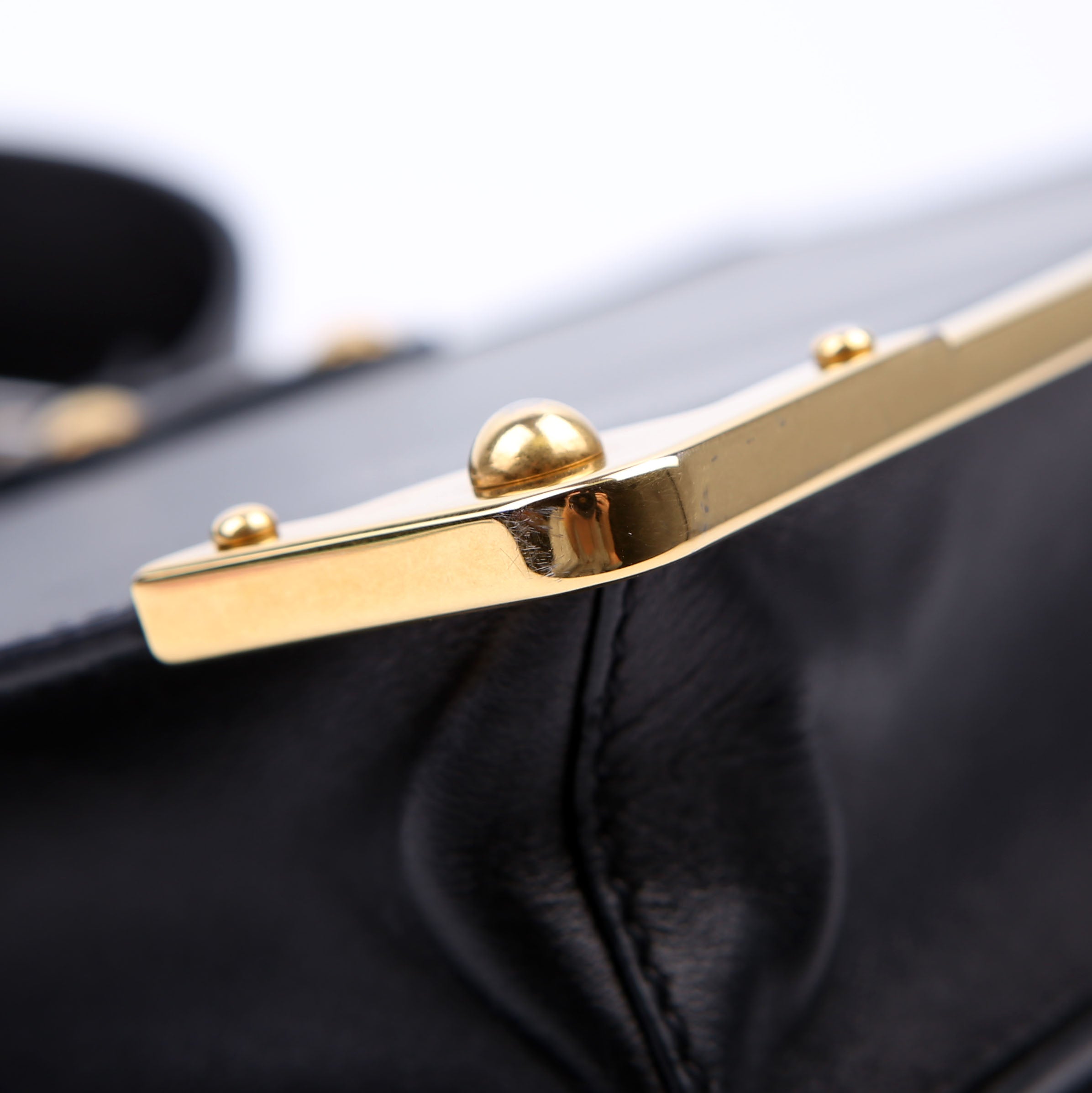 Cahier Bag Small Calfskin/Saffiano Black