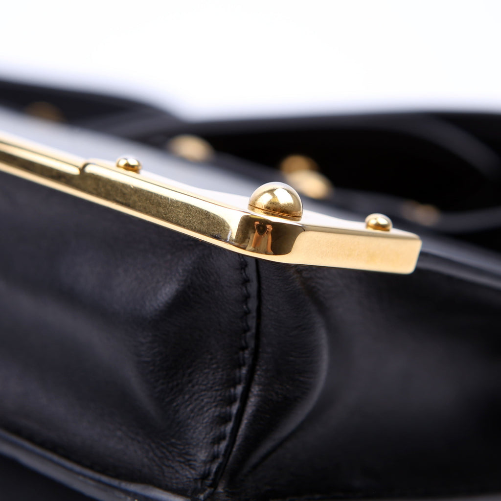 Cahier Bag Small Calfskin/Saffiano Black