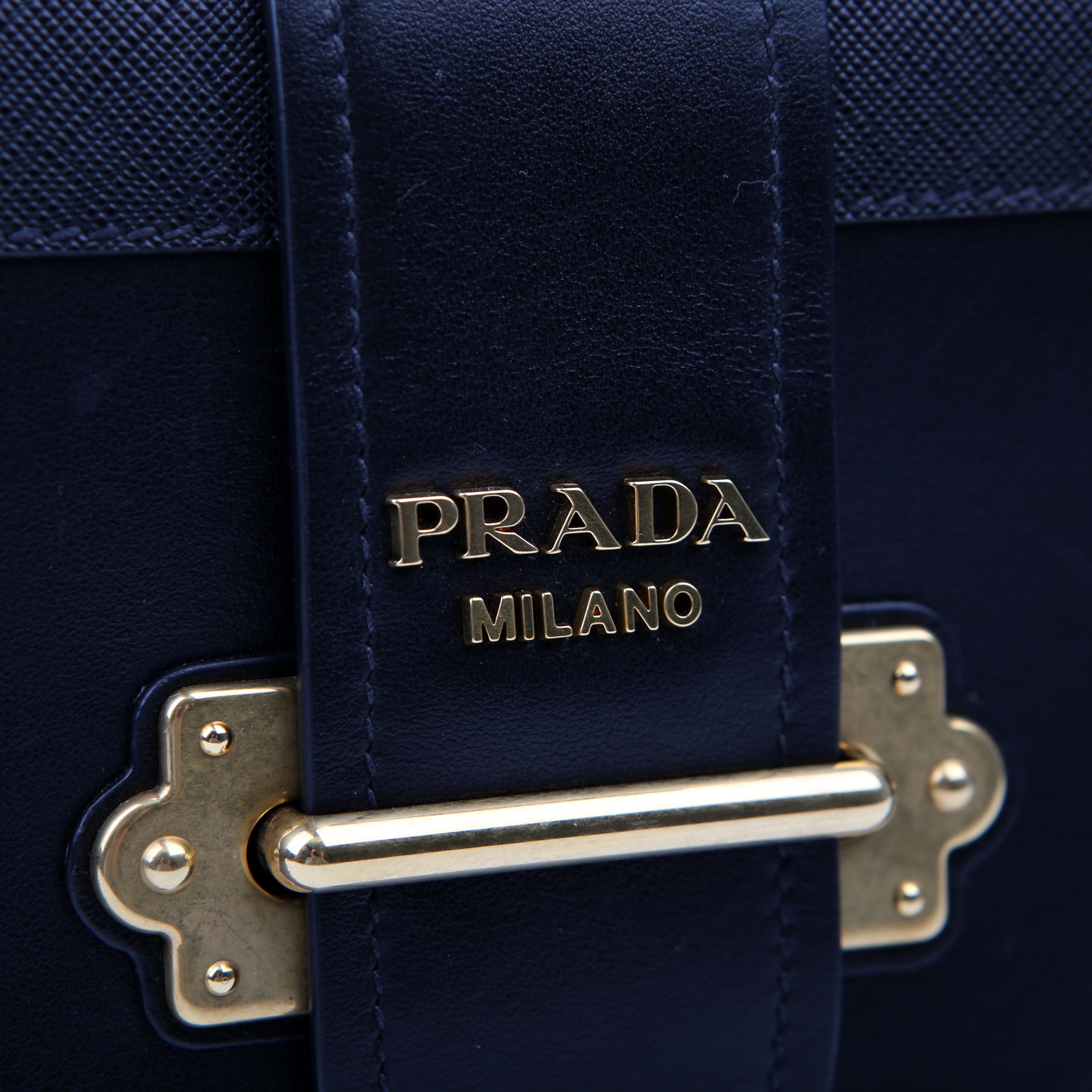 Cahier Bag Small Calfskin/Saffiano Black
