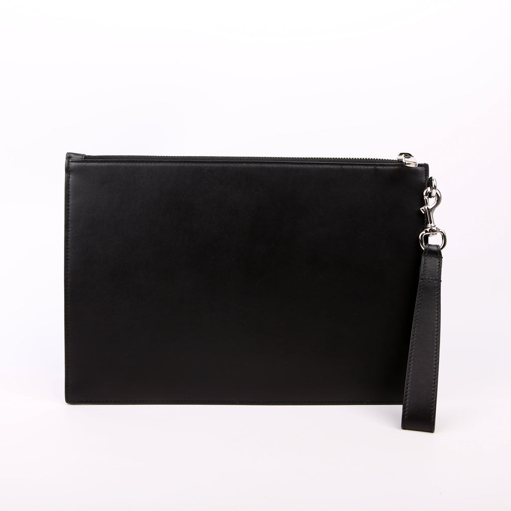 597678 Blade Embroidered Wristlet Pouch Black