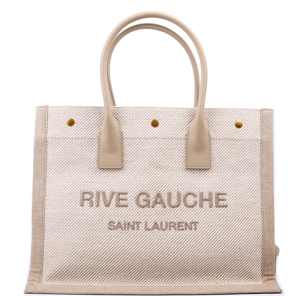 Rive Gauche Tote Bag Small Beige