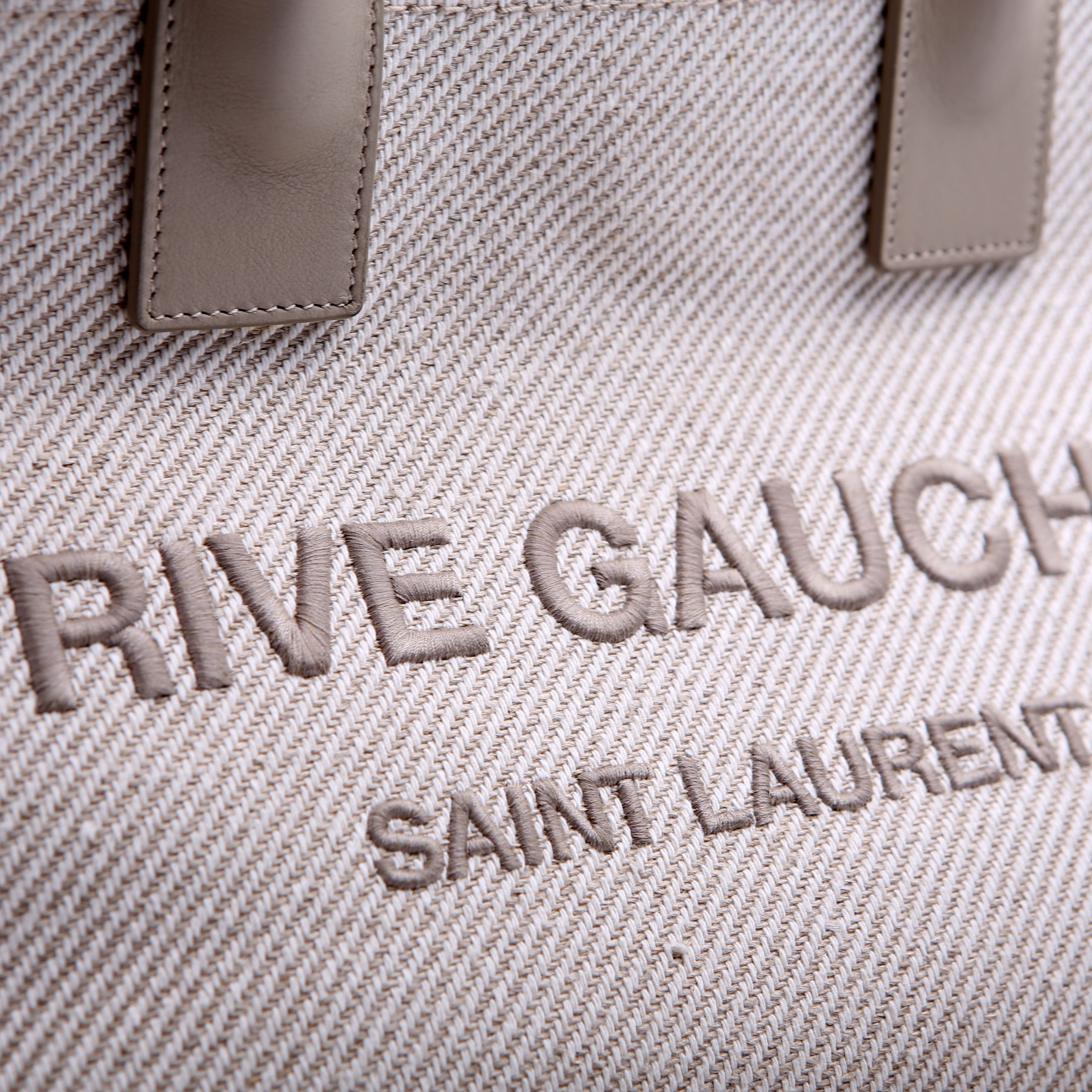 Rive Gauche Tote Bag Small Beige