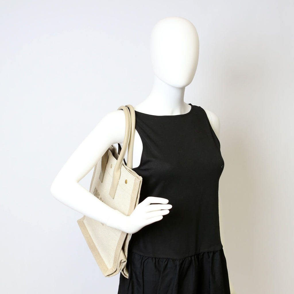 Rive Gauche Tote Bag Small Beige