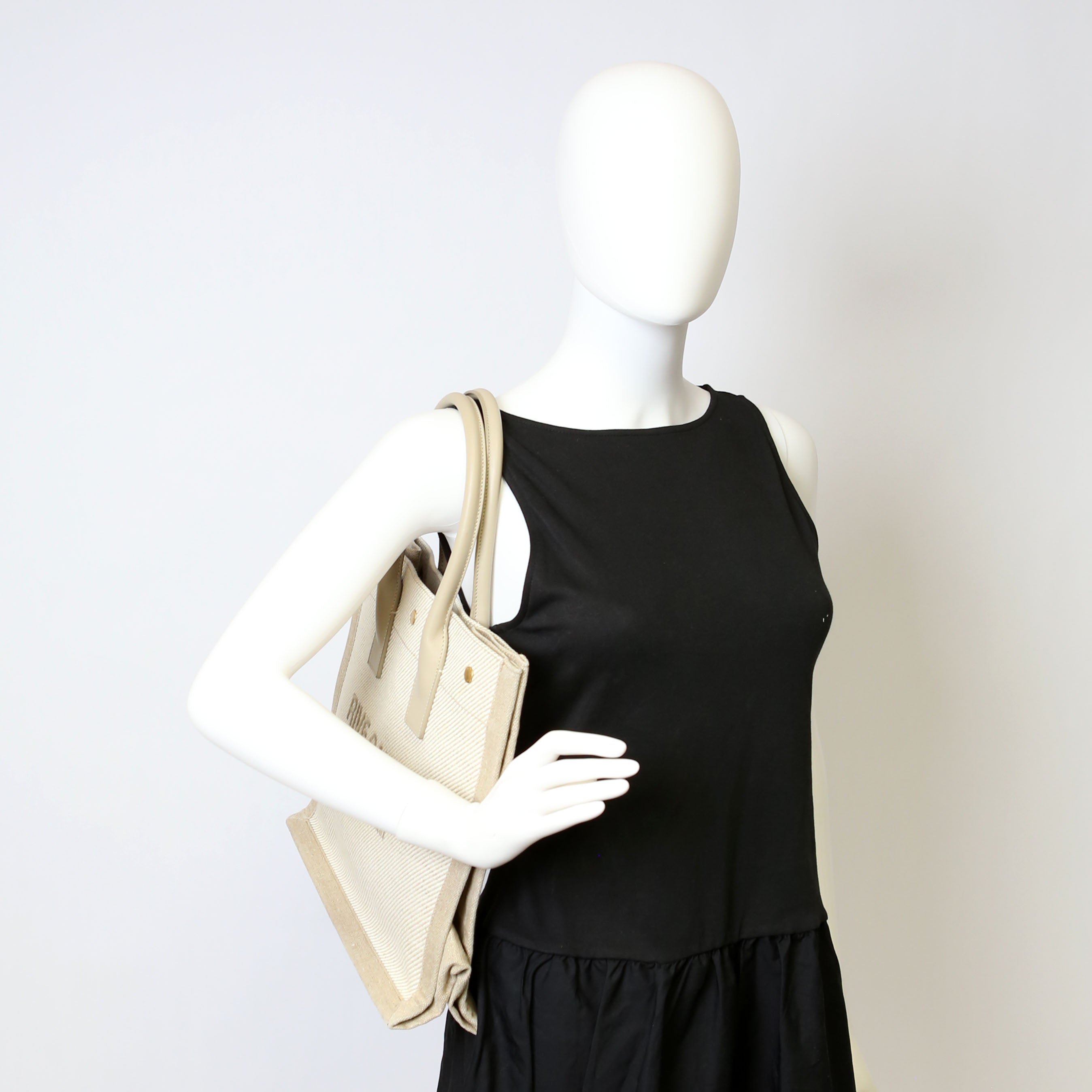 Rive Gauche Tote Bag Small Beige