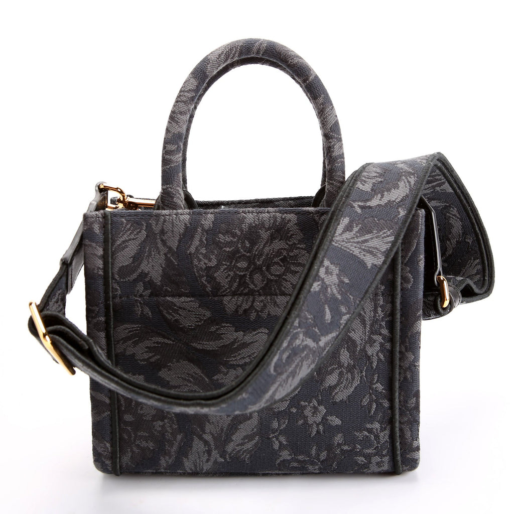 Athena Tote Small Barocco Black/Gray
