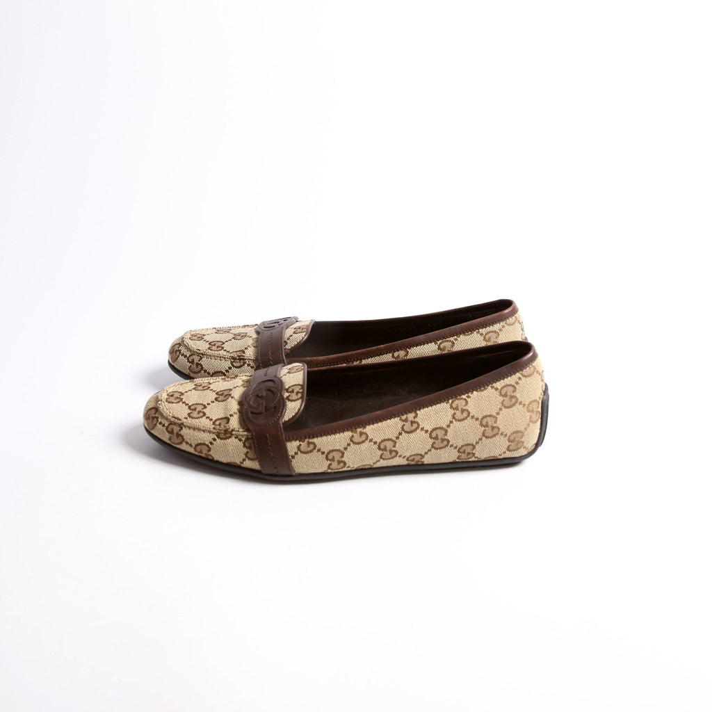 GG Canvas Loafers Size 37.5
