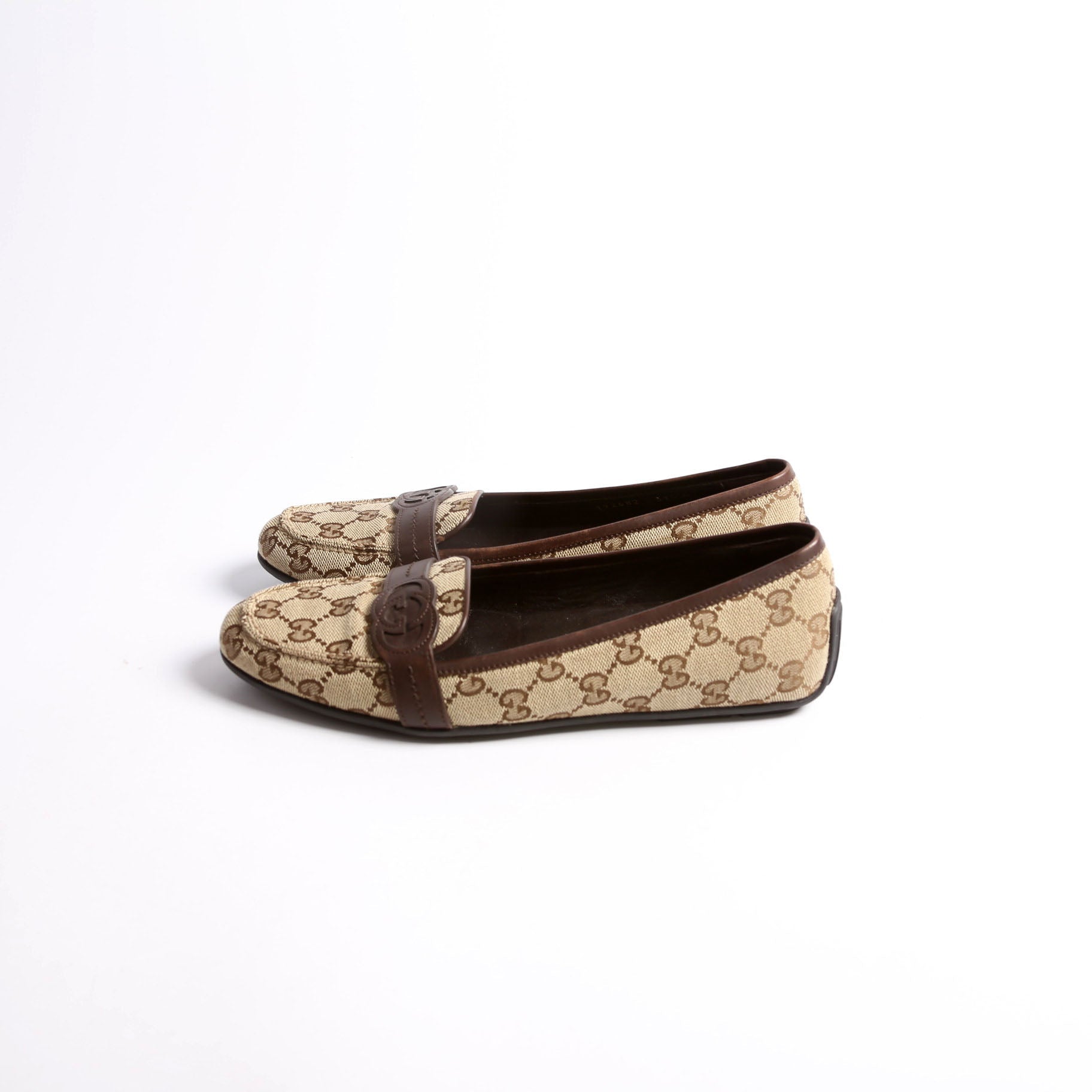 GG Canvas Loafers Size 37.5