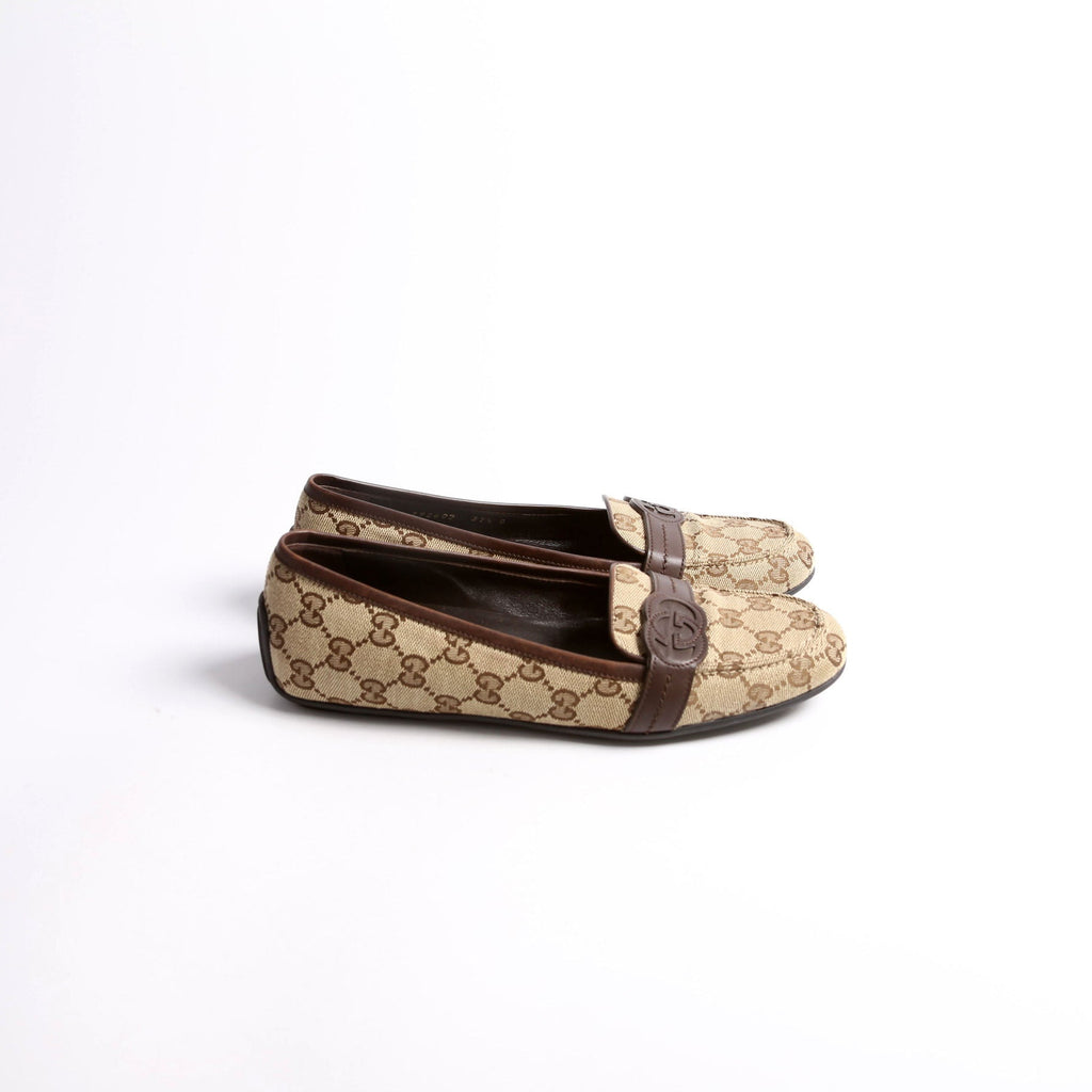 GG Canvas Loafers Size 37.5