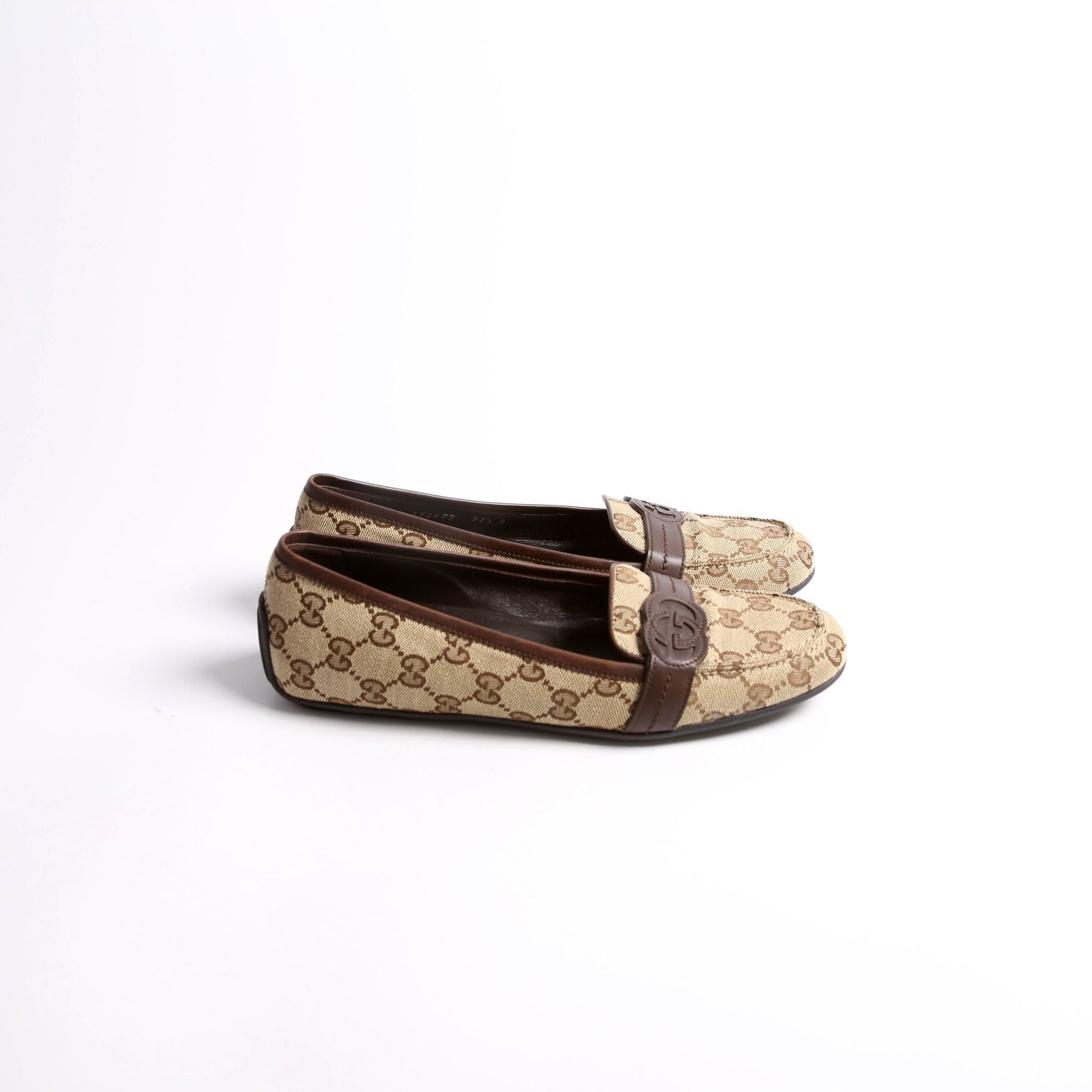 GG Canvas Loafers Size 37.5