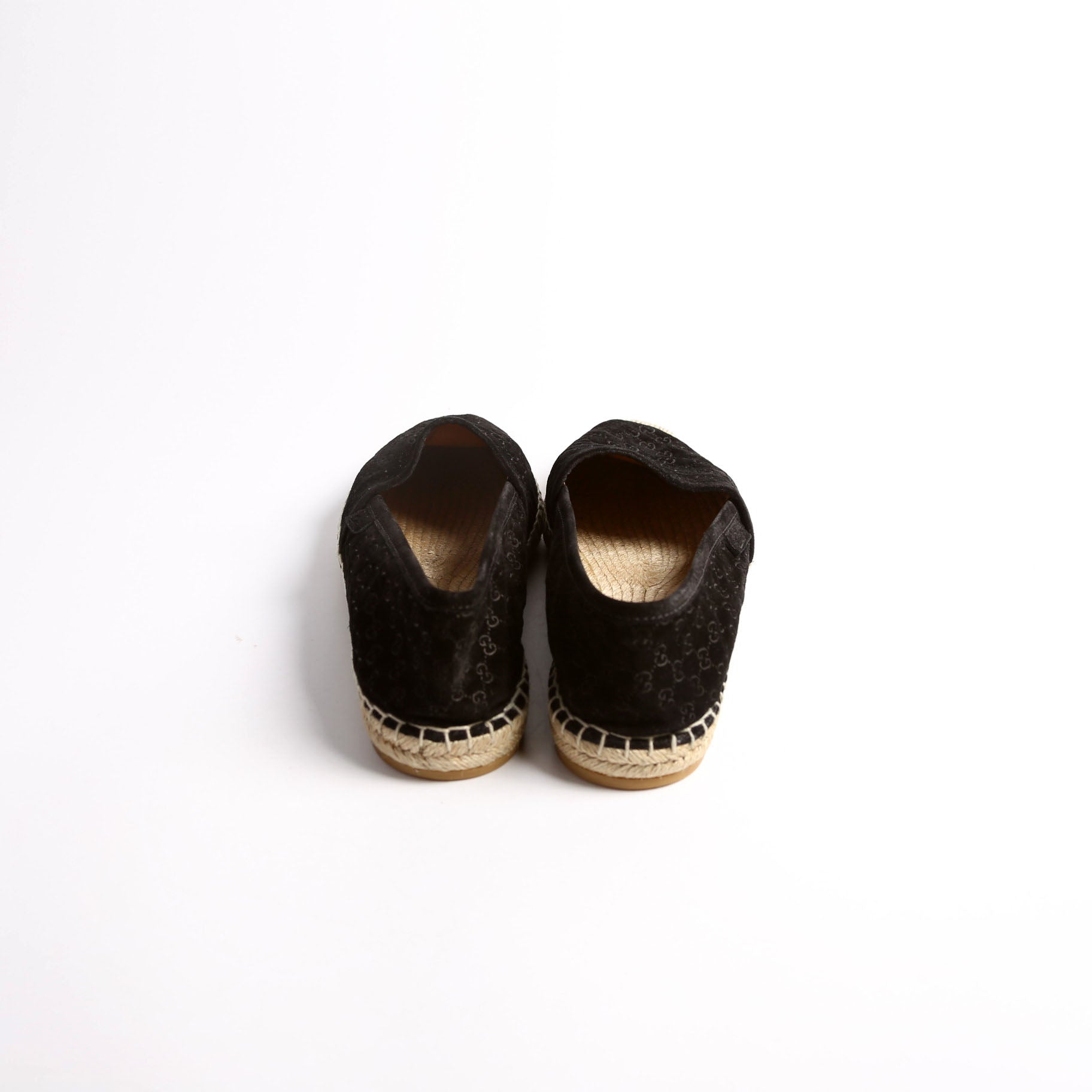 GG Espadrilles Size 38.5 Black