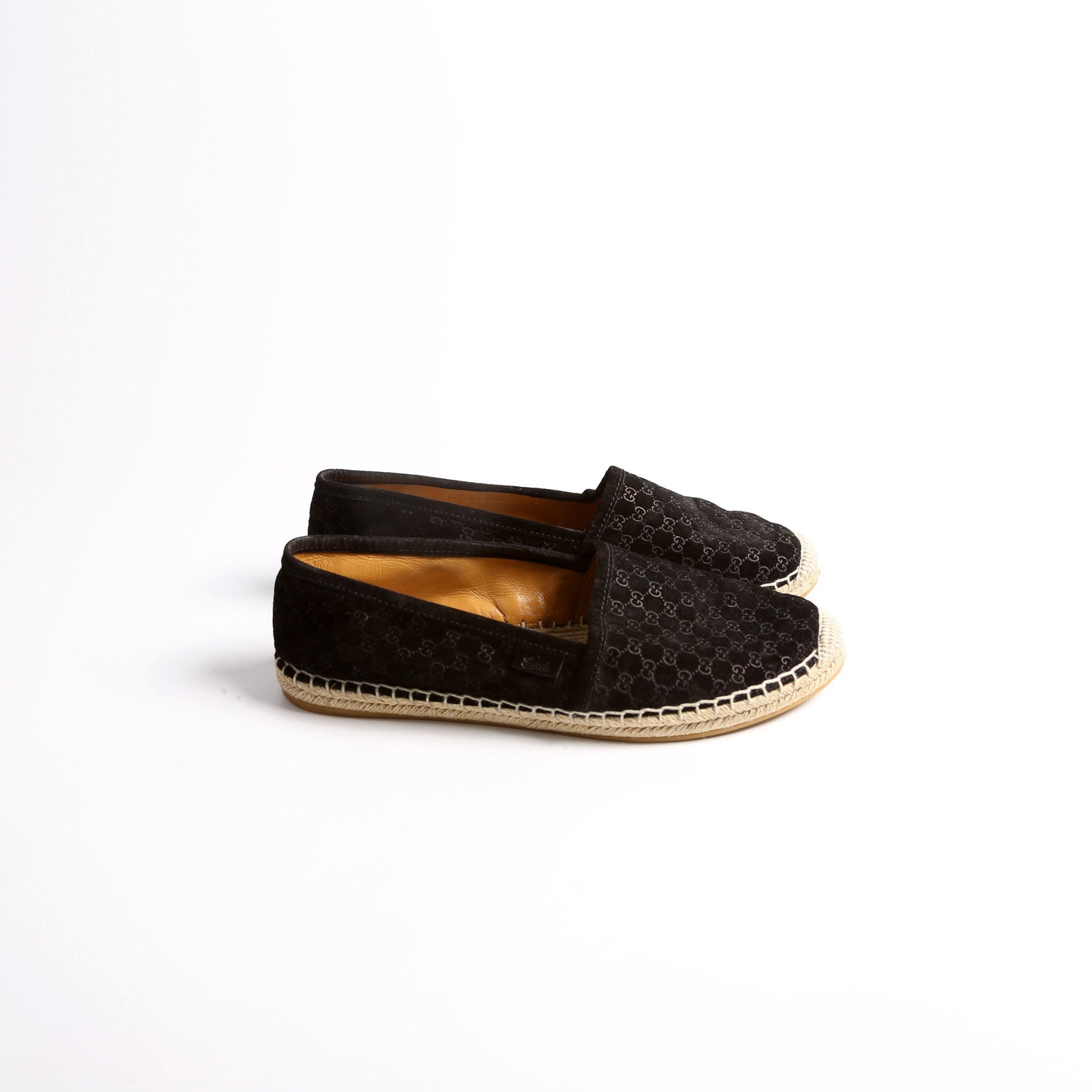 GG Espadrilles Size 38.5 Black