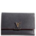 Capucines Wallet Compact Navy