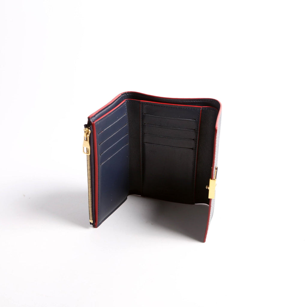 Capucines Wallet Compact Navy