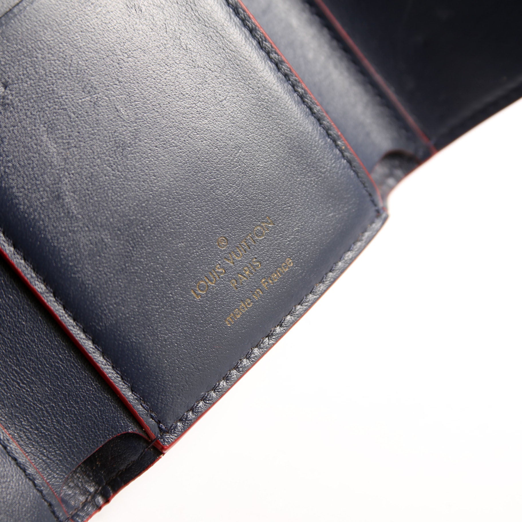 Capucines Wallet Compact Navy