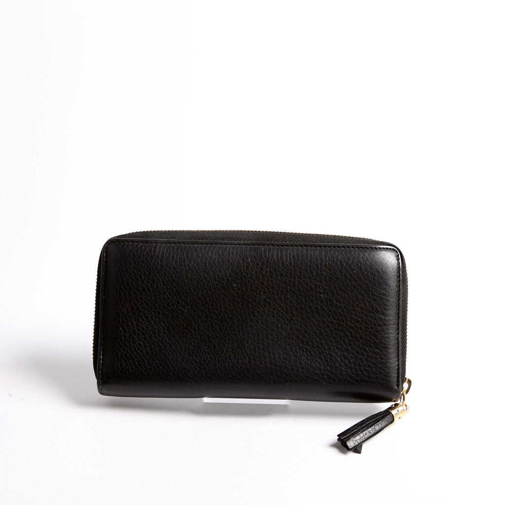 308004 Soho Zippy Wallet Black