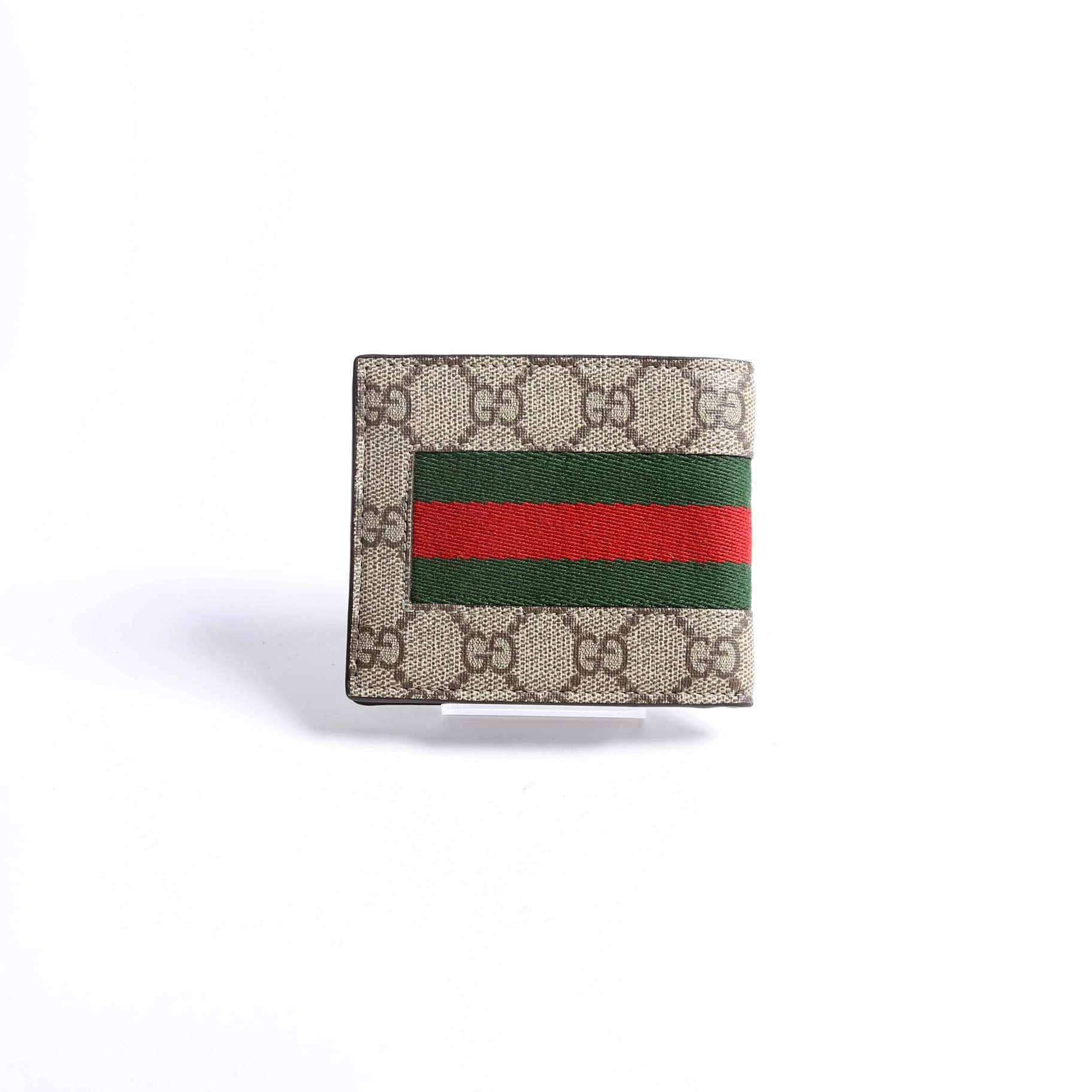 779849 GG Supreme Web Bi-Fold Wallet