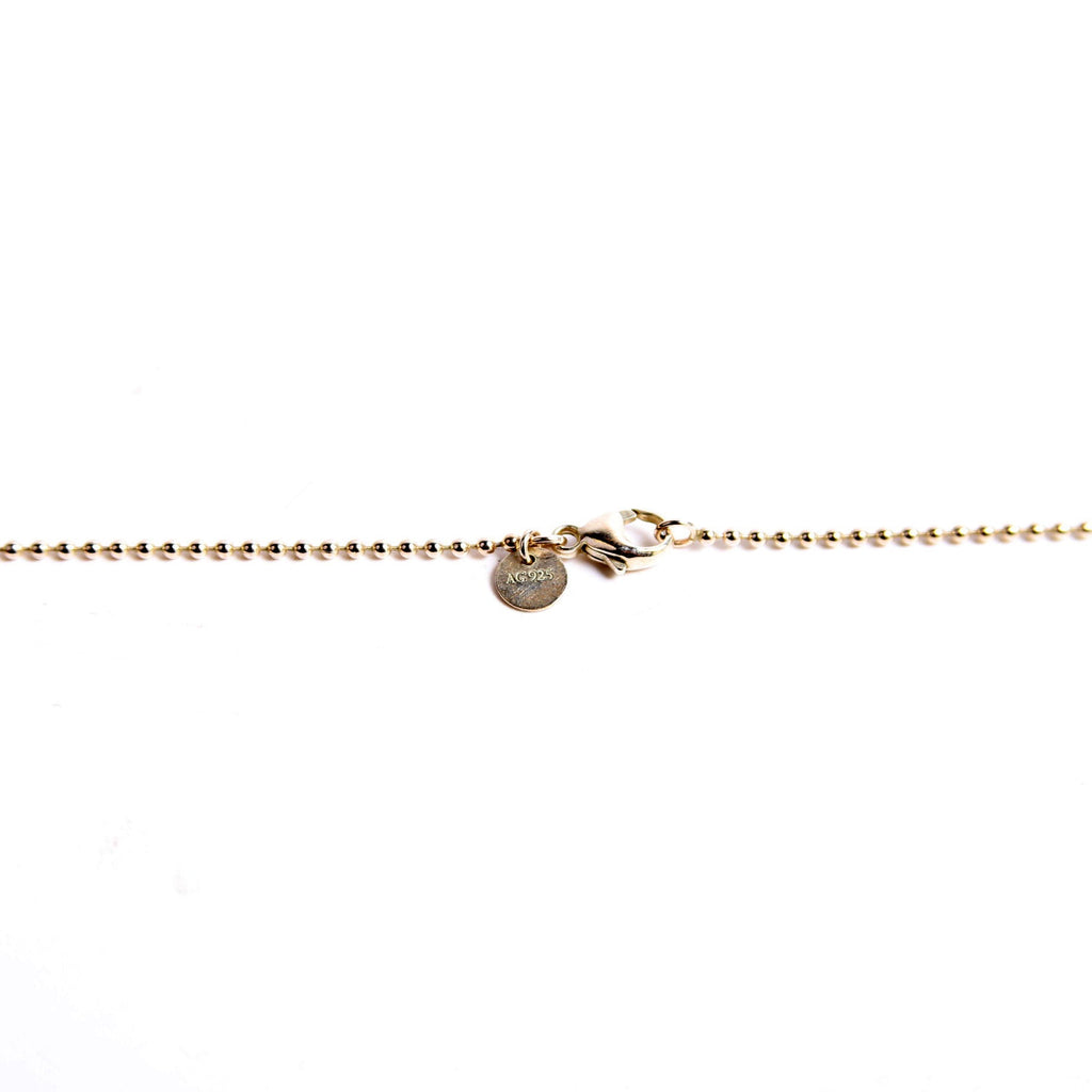 Please Return To Double Heart Bead Chain