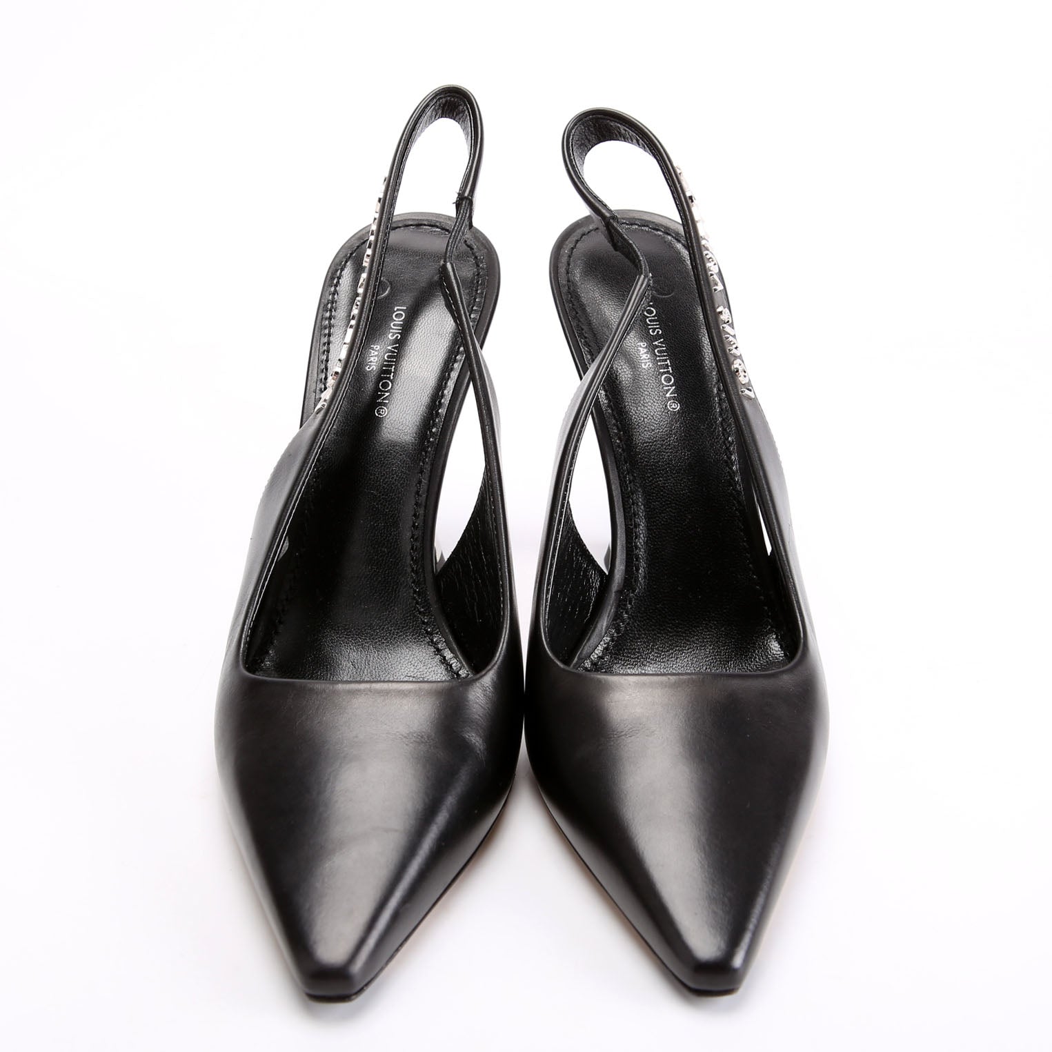 Sparkle Slingback Pumps Size 37 Black