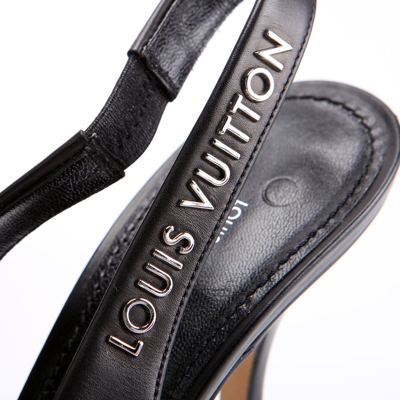 Sparkle Slingback Pumps Size 37 Black