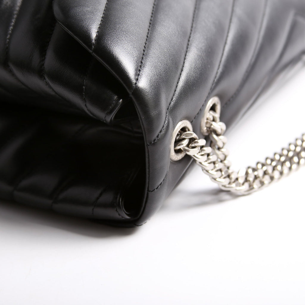 SAINT LAURENT Loulou Satchel Large 574947 Black