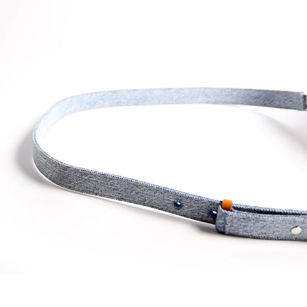 Mini Antigona Lock Denim