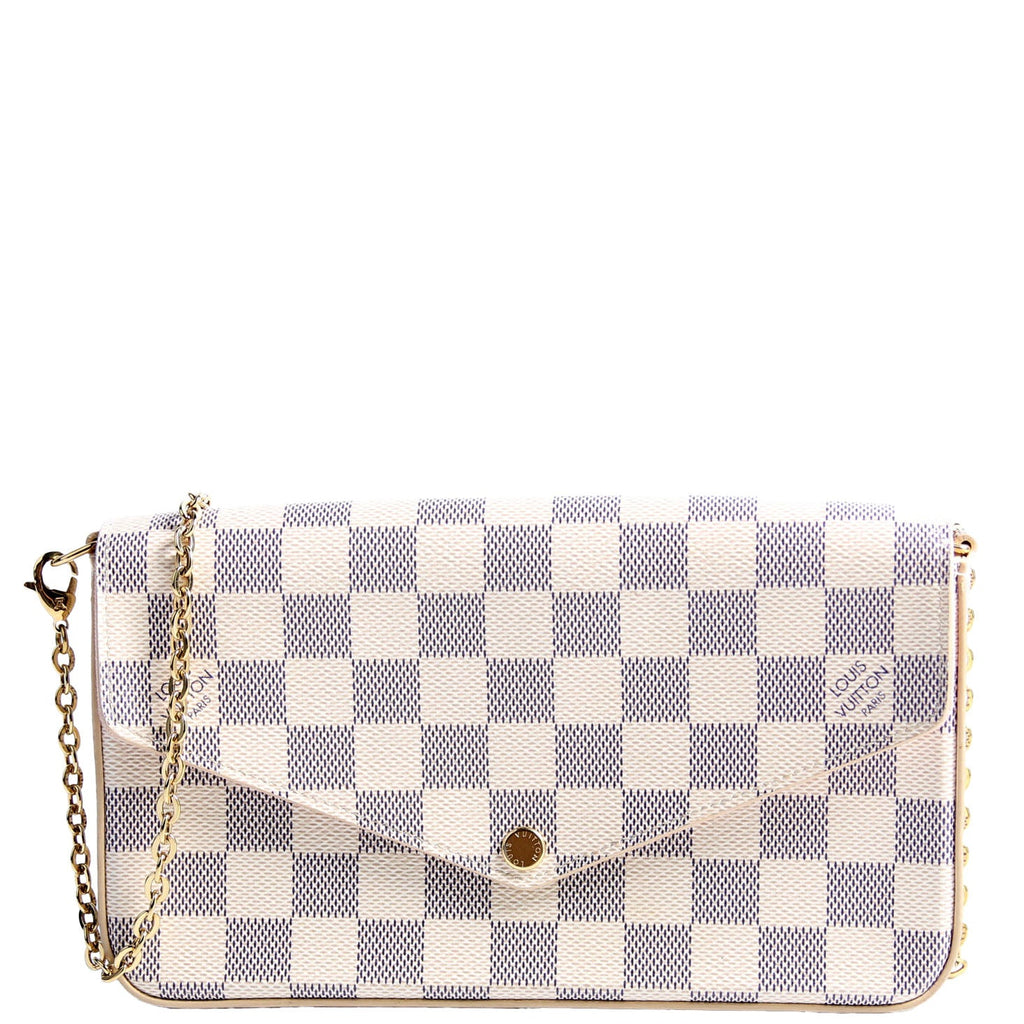 Pochette Felicie Damier Azur