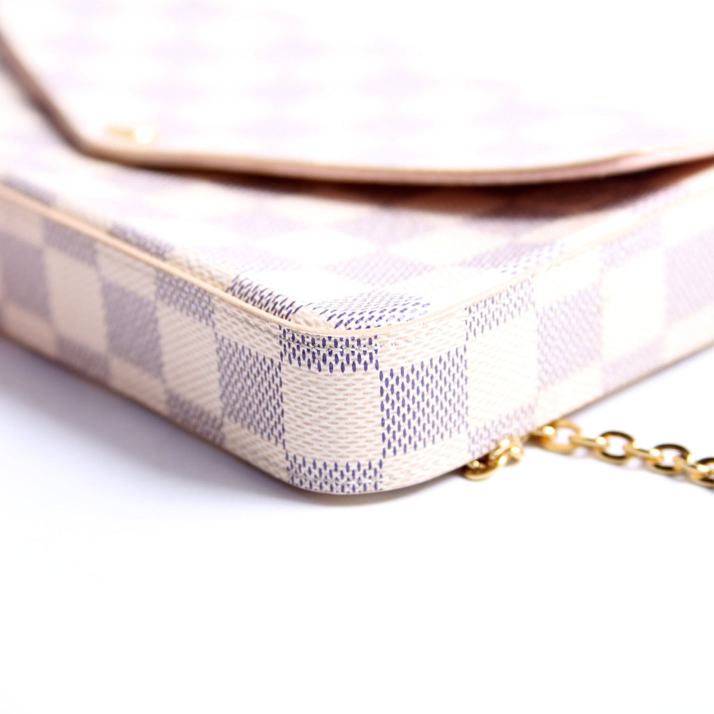 Pochette Felicie Damier Azur