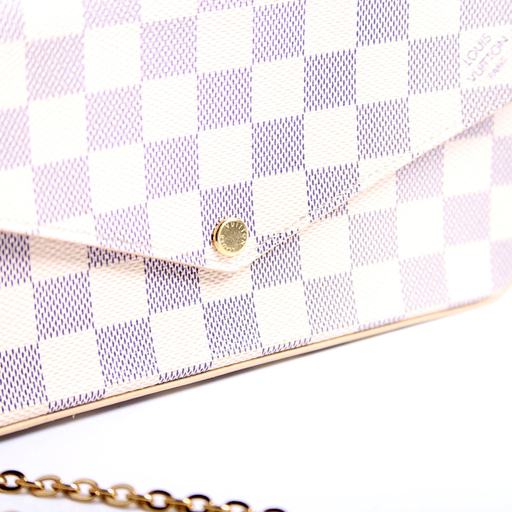 Pochette Felicie Damier Azur