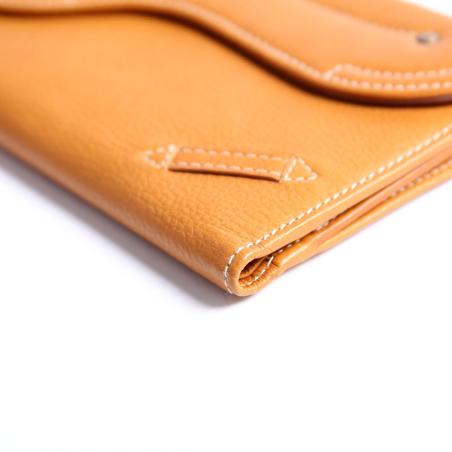 Saddle Wallet Calfskin Brown