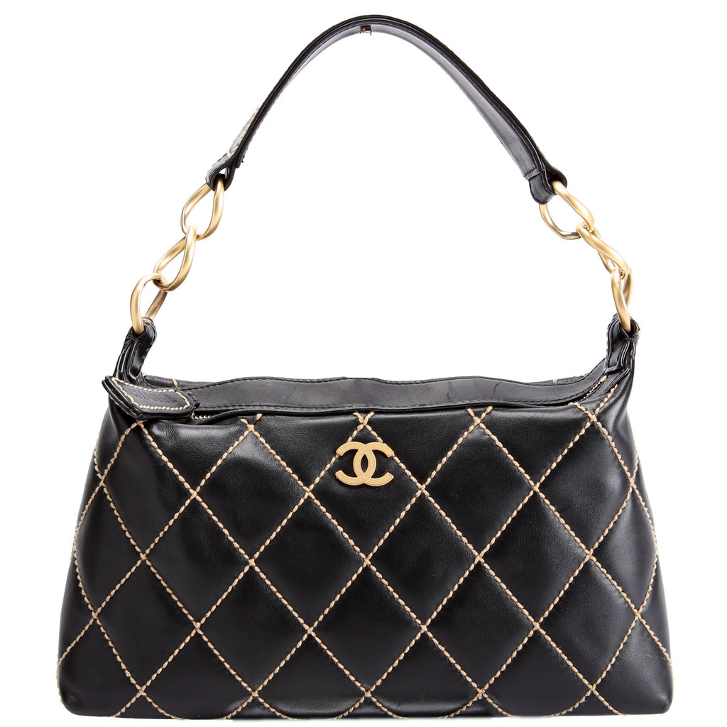 Wild Stitch Surpique Hobo Vintage 7M Black/Beige